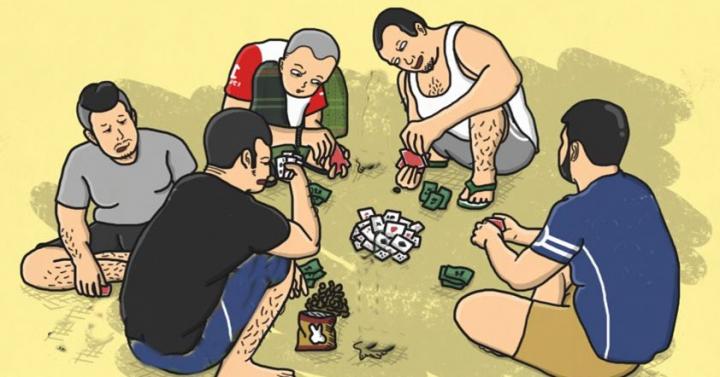 Asik Berjudi di Warung, 4 Pemuda Warga Gedung Aji Ditangkap Polisi